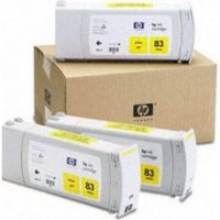 Original Genuine HP 83 Tri-Pack Yellow UV (C5075A) HP DesignJet 5000 5500 5500ps 5000ps 5500  5500ps